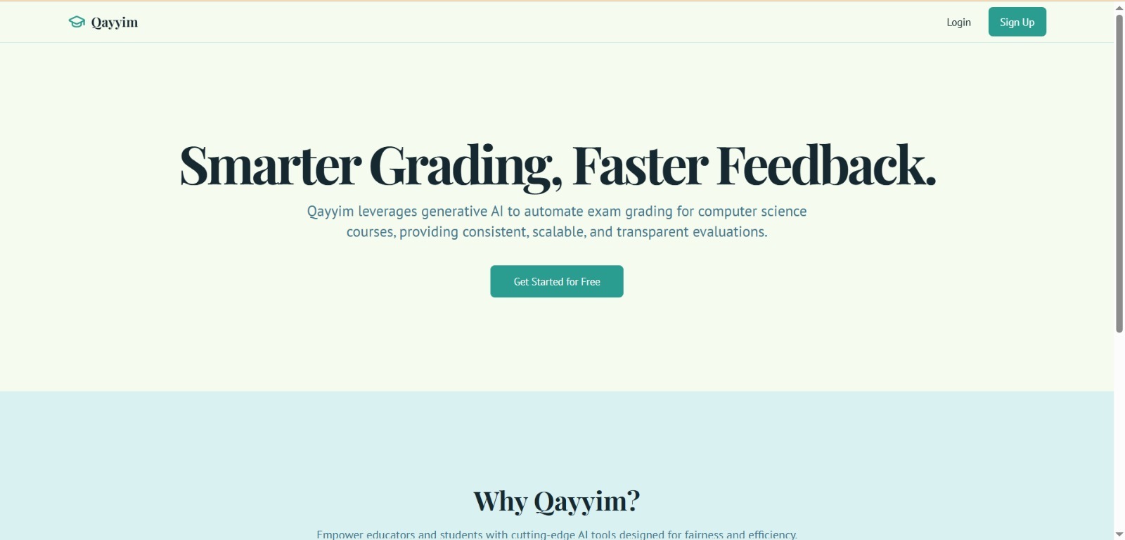 Qayyim AI Exam Grading System